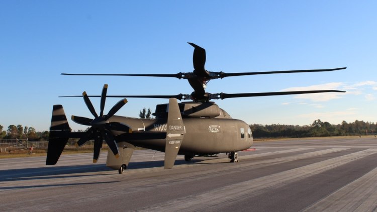 Watch: The first flight of what could be the US military's future long-range assault aircraft