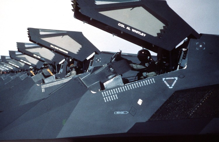 The Dark Knights: F-117 spotted sporting the name of a squadron that shouldn't exist