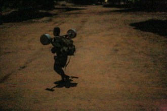 When any team member is caught not practicing proper security measures by a trainer, they're forced to do strenuous exercises, like running with barbell weight on their backs until the trainers allow them to stop.
