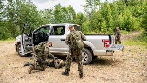 Latvian and Polish troops train for the "stay-behind" mission in the event of a Russian invasion