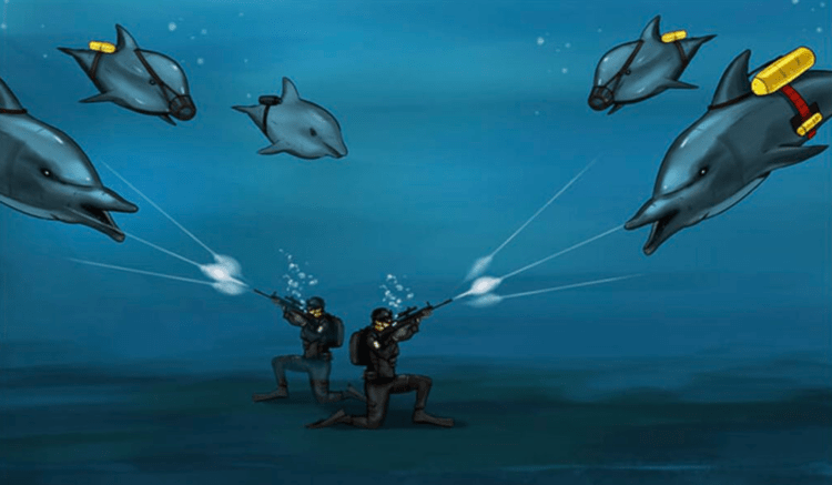 Ammo maker declares war on "trained wildlife," including dolphins