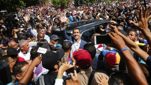 The Pic of the Day: Interim president of Venezuela Juan Guaidó in Caracas