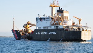 US Coast Guard cutter slams into dock during Mardi Gras in New Orleans