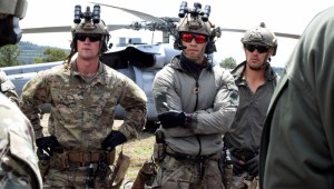 Special Forces operators getting the word